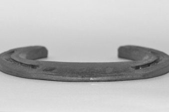 billedet forestiller hestesko uden optå